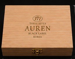 쓰리세븐 AUREN 원목 케이스 각인
